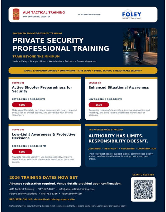 Private Security Professional Training